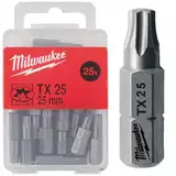 Біта MILWAUKEE, TX25, 25мм, (25шт) — Photo 2