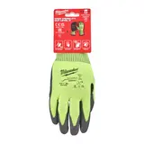 Рукавиці Hi-Vis сигнальні MILWAUKEE, з опором порізам 4/D рівня, розмір 10/XL — Photo 4