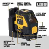 Рівень лазерний лінійний DeWALT DCLE14201RB — Photo 21