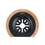 Полотно для мультітула Carbide Grit MILWAUKEE, 64х57мм — Photo 2