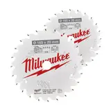 Набір дисків для дискової пили MILWAUKEE 165X20X40T/40T (2 ШТ.) - MILWAUKEE 4932492433 — Photo 3