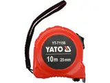 Рулетка YATO : L=10м x25мм, з сталевою стрічкою, нейлоновим покриттям, подвійним блокуванням [6/36] — Photo 2